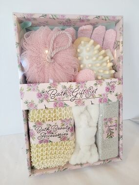 Bath Gift Set - Pink Bath & Body Accessories